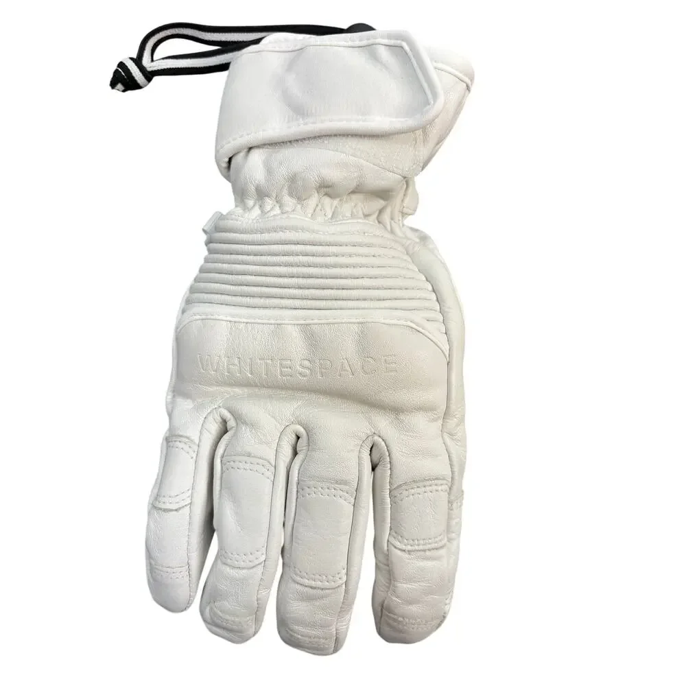 Whitespace Leather Riding Gloves Insulated Ski Snowboarding Retro Winter S